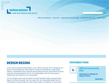 Tablet Screenshot of designregina.ca